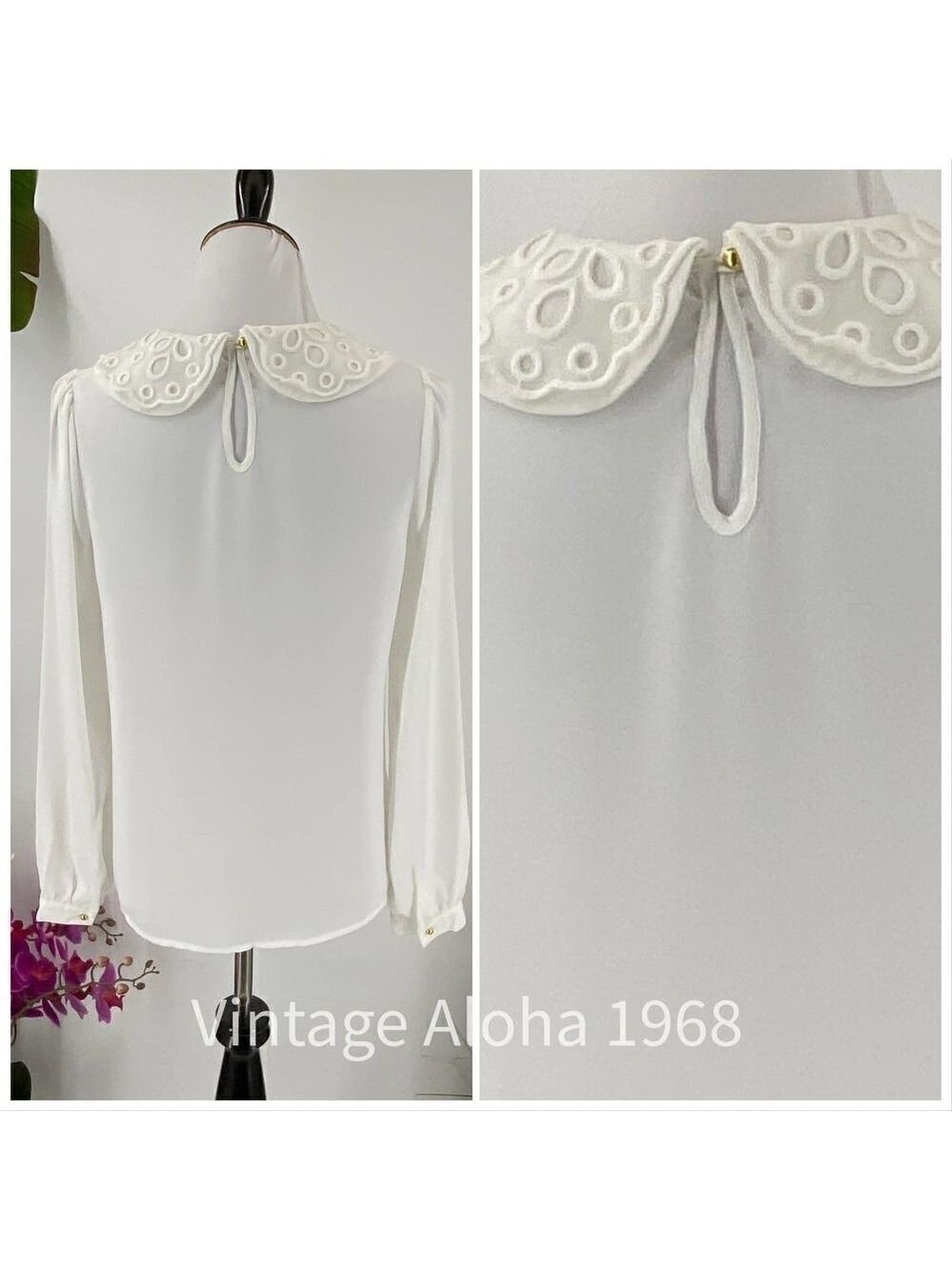 Forever 21 White Short Sleeve Blouse Small